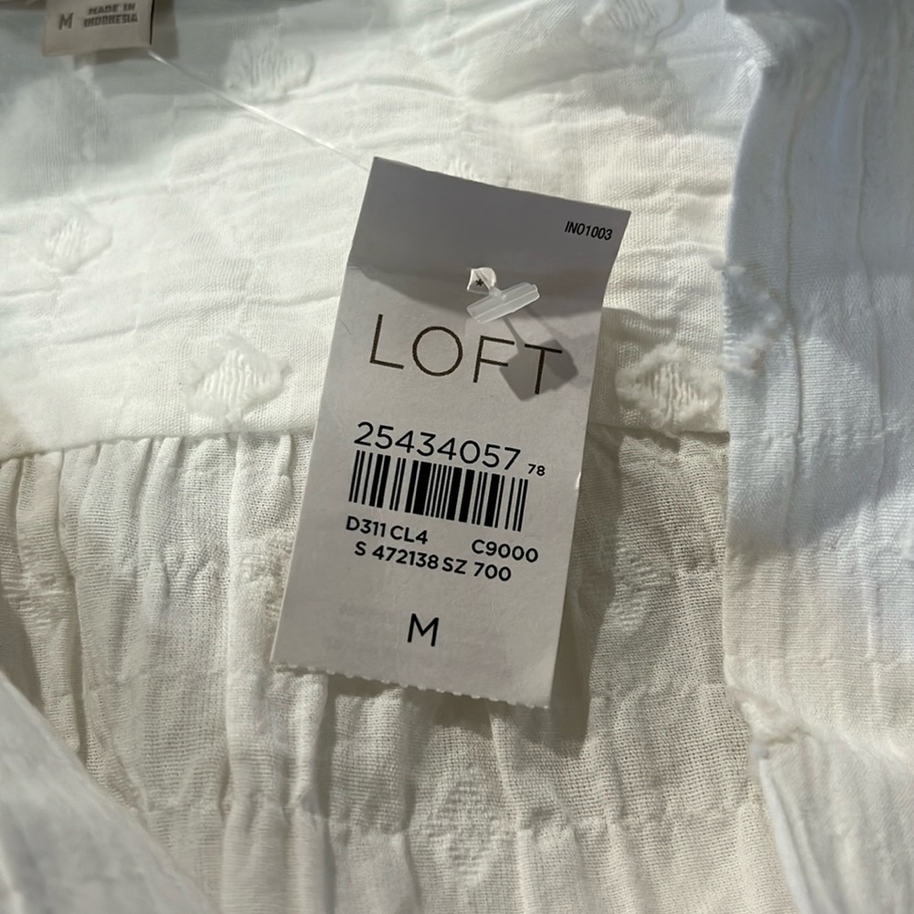 Loft long sleeve‎ blouse, size medium, NWT - Picture 13 of 14